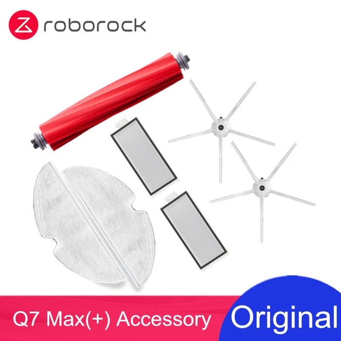 Roborock Q7 Max хепа фильтр, боковая щетка, основная щетка, тряпка ...